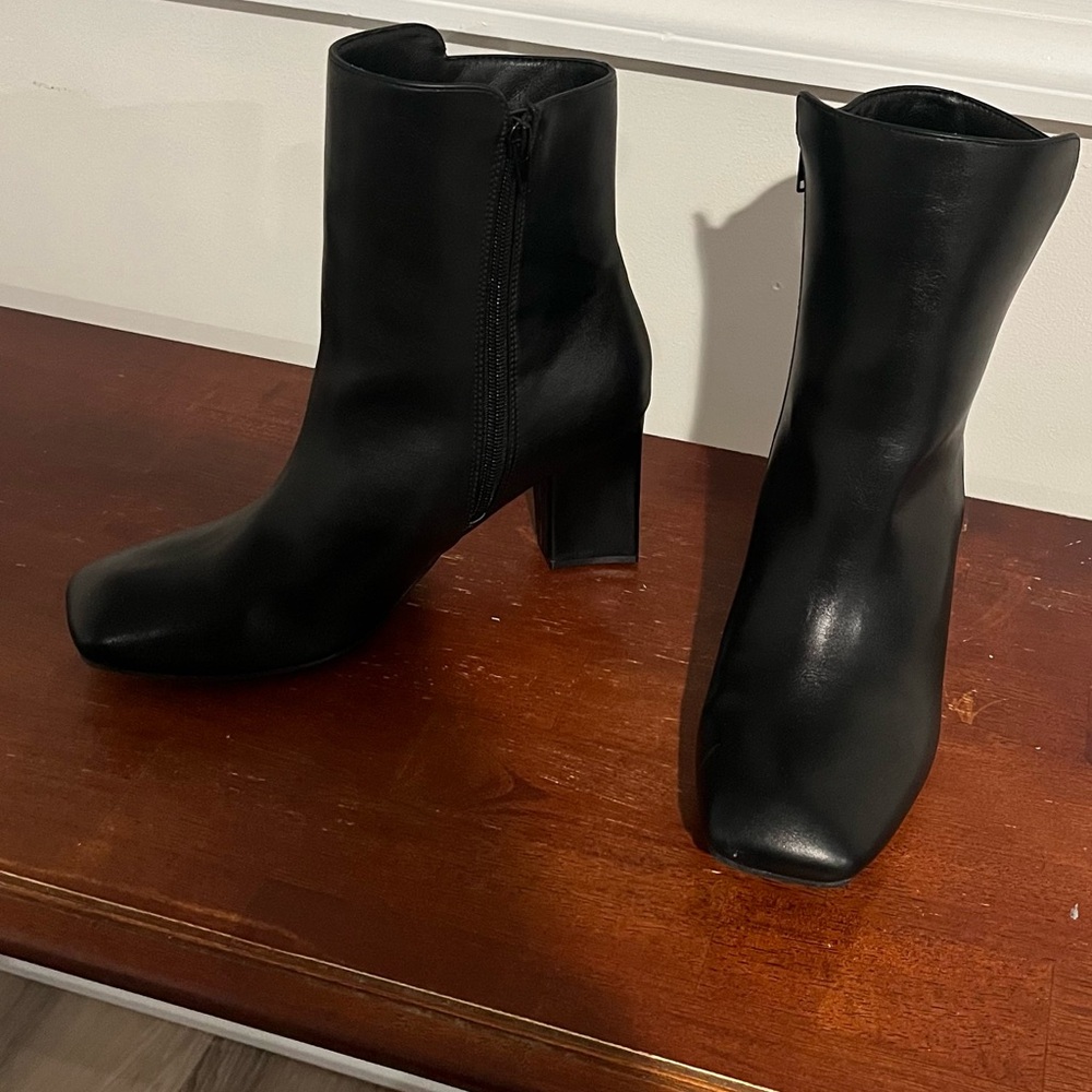 Mysoft Black Ankle Boots